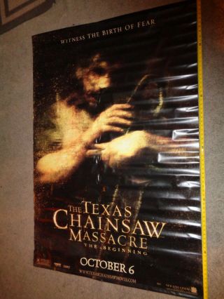 The Texas Chainsaw Massacre The Beginning Movie Poster Vinyl Banner 4 