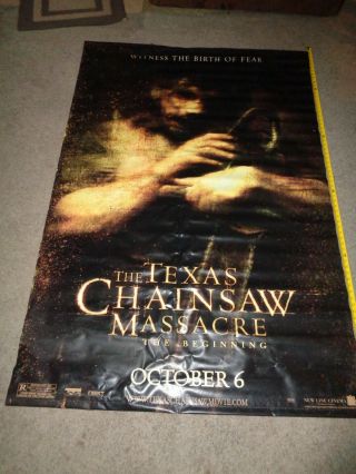 The Texas Chainsaw Massacre The Beginning Movie Poster Vinyl Banner 4 ' X 6 ' Ft 2