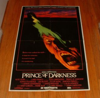 Prince Of Darkness One Sheet Movie Poster John Carpenter Alice Cooper