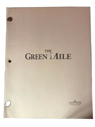 Screenplay - The Green Mile - Frank Darabont - Final Shooting Draft
