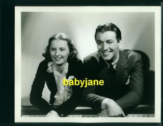 Barbara Stanwyck Robert Taylor Vintage 8x10 Photo Taken By Ted Allan 1936 Db Wgt