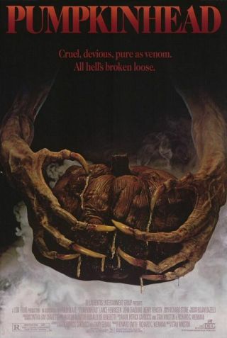 Pumpkinhead Lance Henriksen Horror Single Sided 27x40 Movie Poster 1988