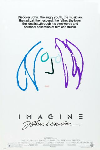 Imagine: John Lennon (1988) Movie Poster - Rolled - Heavy Stock Lim.  Ed