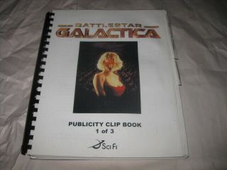 Sci Fi Channel Publicists Battlestar Galactica Publicity Clip Book