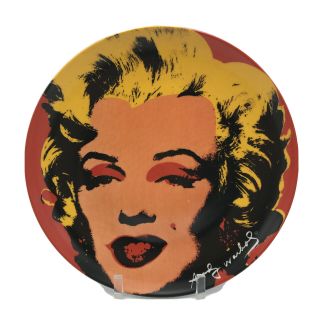Marilyn Monroe Andy Warhol Plate Block China Numbered 10.  25 " Ltd.  Ed.  3693/5000