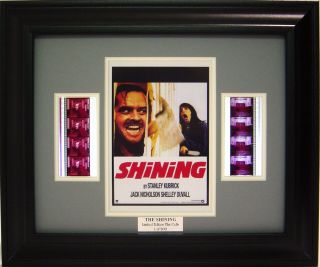 The Shining Framed Movie Film Cell Jack Nicholson