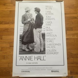 Annie Hall 1977 1 - Sheet Movie Poster - Woody Allen Diane Keaton 40x27 Inches