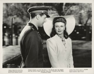 Ginger Rogers,  Ray Milland 1942 Scene Still The Major And The Minor