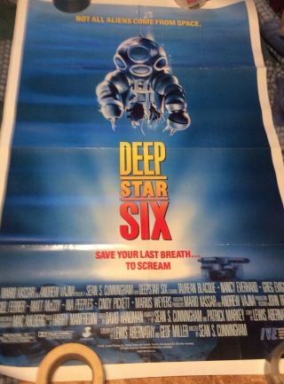 Deep Star Six.  Promo Folded Poster
