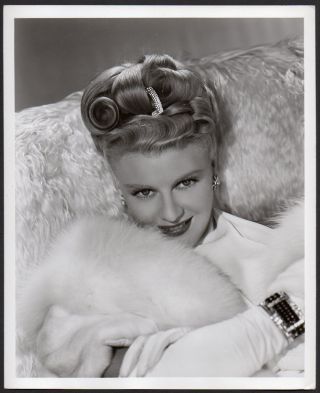 Ginger Rogers Vint Orig Photo By Carpenter Week - End At The Waldorf Sexy Actress