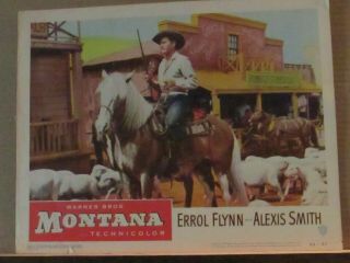 Montana,  Errol Flynn Lobby Card