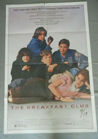 The Breakfast Club - 1984 1sheet Movie Poster 27x41 - John Hughes Classic