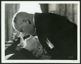 Greta Garbo,  Erich Von Stroheim " As You Desire Me " Vintage 1932 Photo