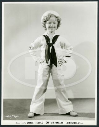 1936 Cinderella Frock Advertising Photo - Shirley Temple Sailor Suit