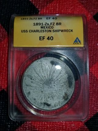 8 Reale Silver Coin Recovered From Uss Charleston Shipwreck