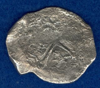 Ca.  1629 Spice Islands Shipwreck Spanish 8 Reales Cob - Spanish Piece Of Eight