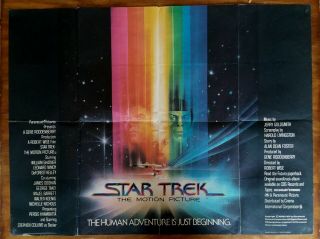 Star Trek: The Motion Picture (1979) Vintage British Quad Poster