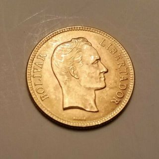 1930 Venezuela Gold 10 Bolivares Coin