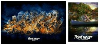 Friday The 13th Scream Factory Limited Edition Lithograph Posters