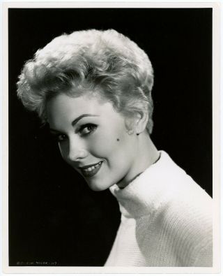 Icy Blonde Beauty Kim Novak 1955 Robert Coburn Glamour Photograph