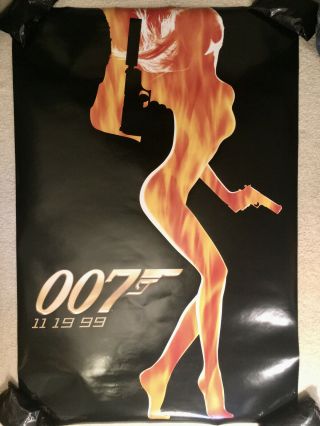 007 James Bond The World Is Not Enough Double Sided Teaser 1 - Sheet Poster 27x40