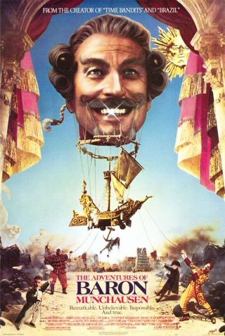 The Adventures Of Baron Munchausen (1989) Movie Poster - Rolled