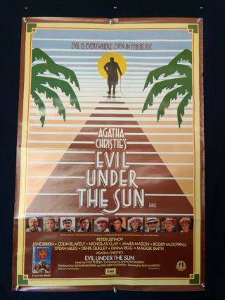 Evil Under The Sun - Agatha Christie - Australian One Sheet Movie Poster
