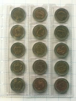 Russia Ussr 1991 - 1994.  Red Book 15 Coins Full Set 100.