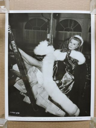 Vera - Ellen In Costume Leggy Candid Portrait Photo 1954 White Christmas
