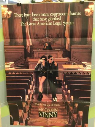 Pesci,  Joe “my Cousin Vinny” 1992 Movie Poster Ds
