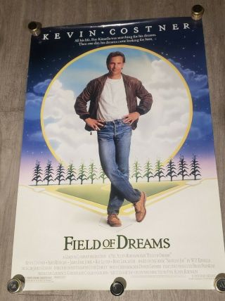 C9 Rolled 2 Sided Orig Field Of Dreams 1sh Movie Poster Kevin Costner Baseball