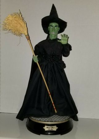 Animated Wicked Witch Of The West Wizard Of Oz Figure By Gemmy 2001 Great