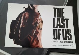 The Last Of Us Sdcc Movie Poster Limited Edition Of 7000 Worn