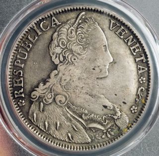 1795,  Venice,  Ludovico Manin.  Silver Tallero " Per Il Levante " Coin.  Pcgs Vf - 35