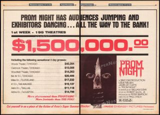 Prom Night_original 1980 Trade Ad / Poster / Box Office Promo_jamie Lee Curtis