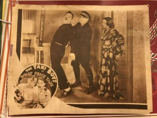 What Price Taxi 1932 Hal Roach 11x14 Comedy Short Lobby Clyde Cook Billy Gilbert