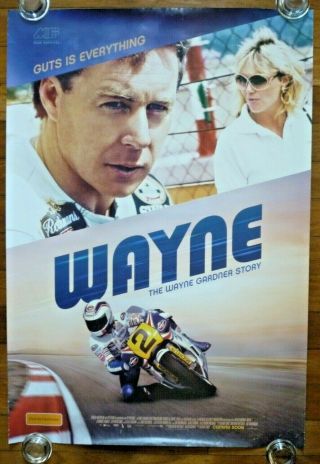 Wayne Gardner Story 2018 Australian Advance One Sheet Movie Poster