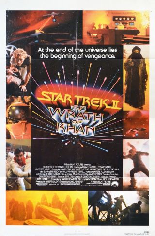 Star Trek Ii - The Wrath Of Khan 1982 1 - Sheet Movie Poster