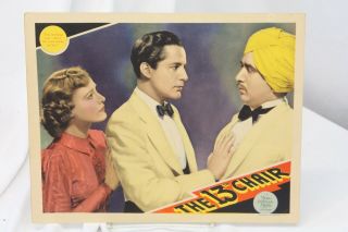 The 13th Chair 1937 Lobby Card 11 " X 14 " Madge Evans Dame May Whitty