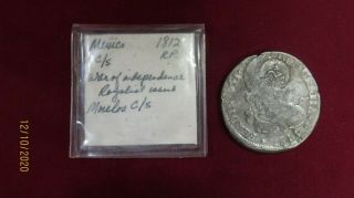 1812 Mexico Ferdinand Vii 8 Reales Royalist Issue Coin