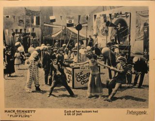 Flip Flops (1923) Vintage Circus Tent Ice Cream Silent Film Mack Sennett Comedy