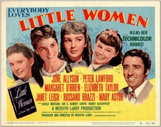 Little Women - 1949 - 11x14 Lobby Title Card - Elizabeth Taylor
