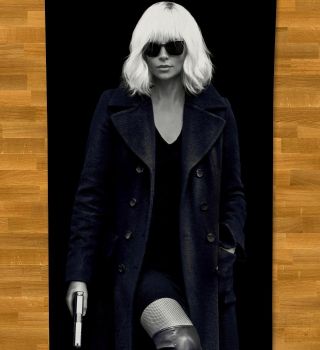 Charlize Theron Beach Towel Summer Atomic Blonde Hot Sexy
