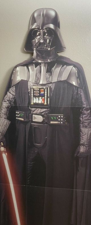 2007 Darth Vader Star Wars Lifesize Cardboard Cutout Standee Stand Up Cut Out 3