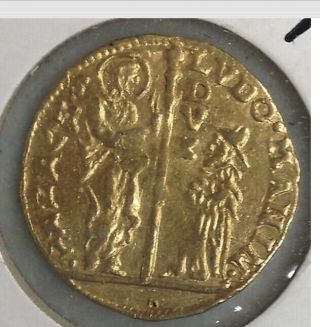 1 Day,  My Opinion Xf Zecchino Gold Coin 1789 - 1797 Venice Ludovico Manin