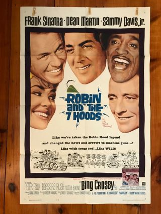 Robin And The 7 Hoods One Sheet 1964 Frank Sinatra,  Dean Martin