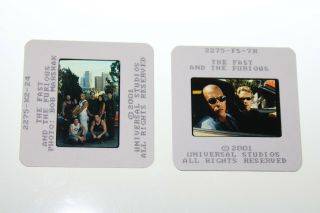THE FAST AND THE FURIOUS - 6 press kit slides Vin Diesel Paul Walker M Rodriguez 2