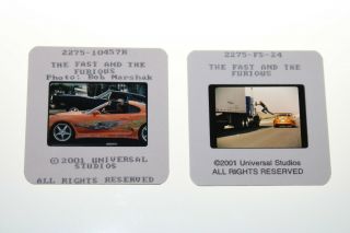THE FAST AND THE FURIOUS - 6 press kit slides Vin Diesel Paul Walker M Rodriguez 3