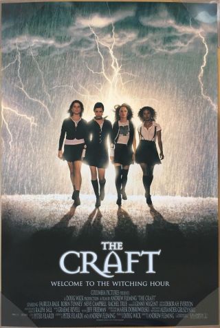 The Craft Movie Poster 2 Sided Final 27x40 Robin Tunney Fairuza Balk