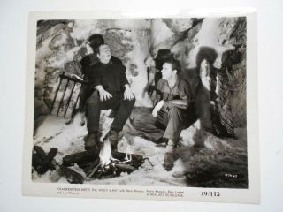 Frankenstein Meets The Wolfman Still Chaney Lugosi Universal Monsters